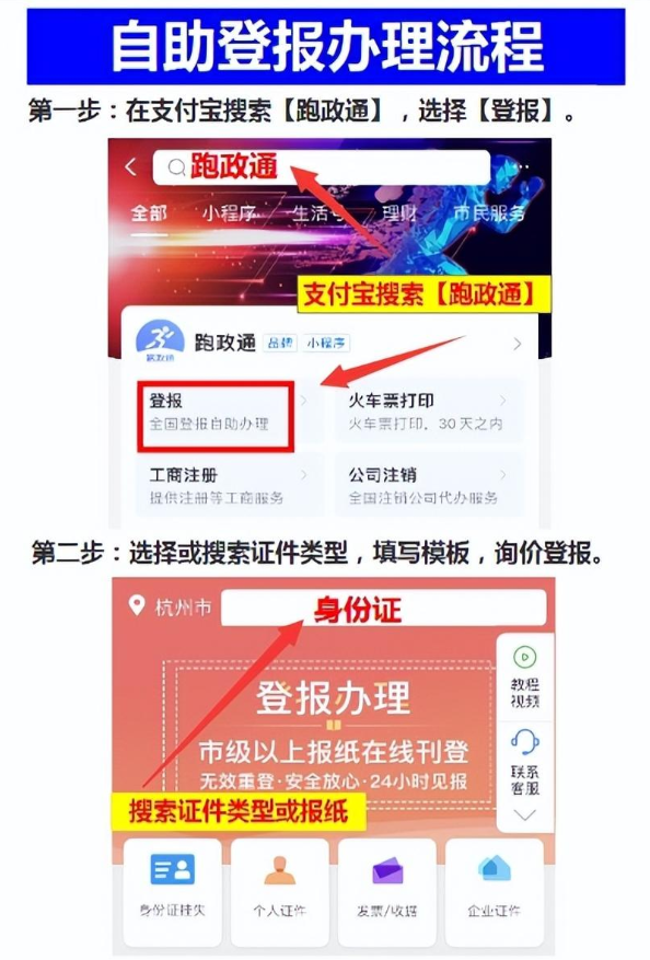 畢業證掛失登報流程