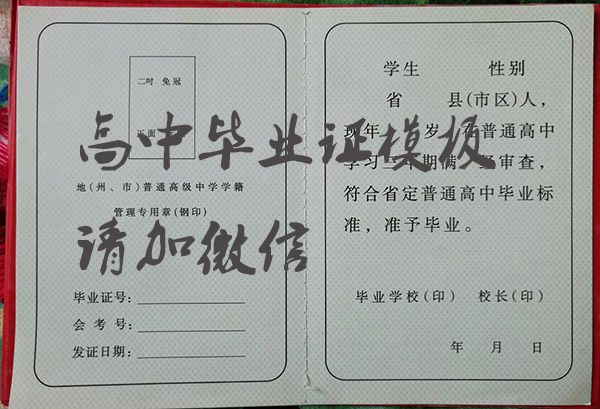 2000年甘肅省高中畢業證樣本解析與補辦指南